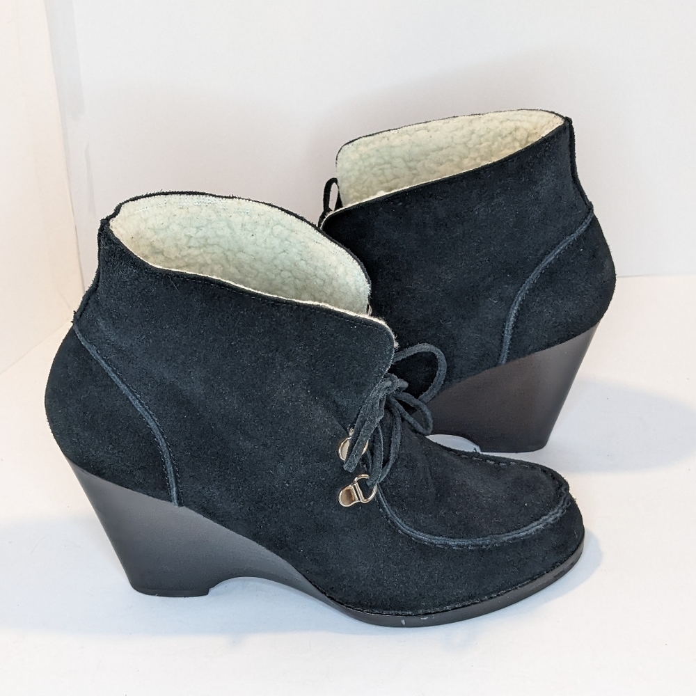 Michael kors suede wedges